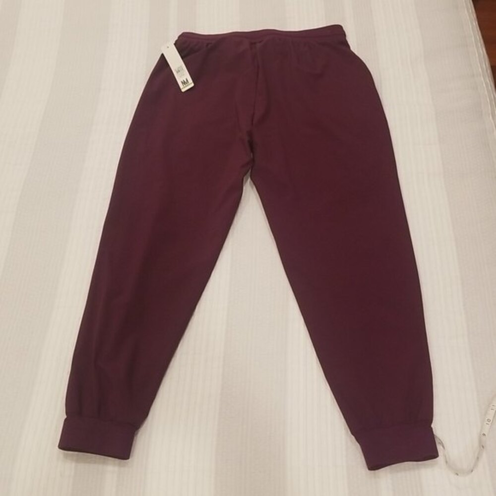 Nicole by Nicole Miller Sport Woven Contrast Trim Active Fitness Jogger XL - Picture 16 of 16